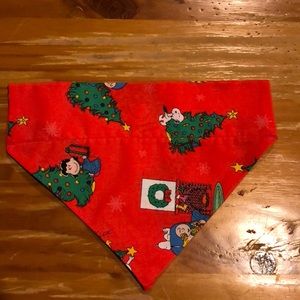 Holiday dog bandana